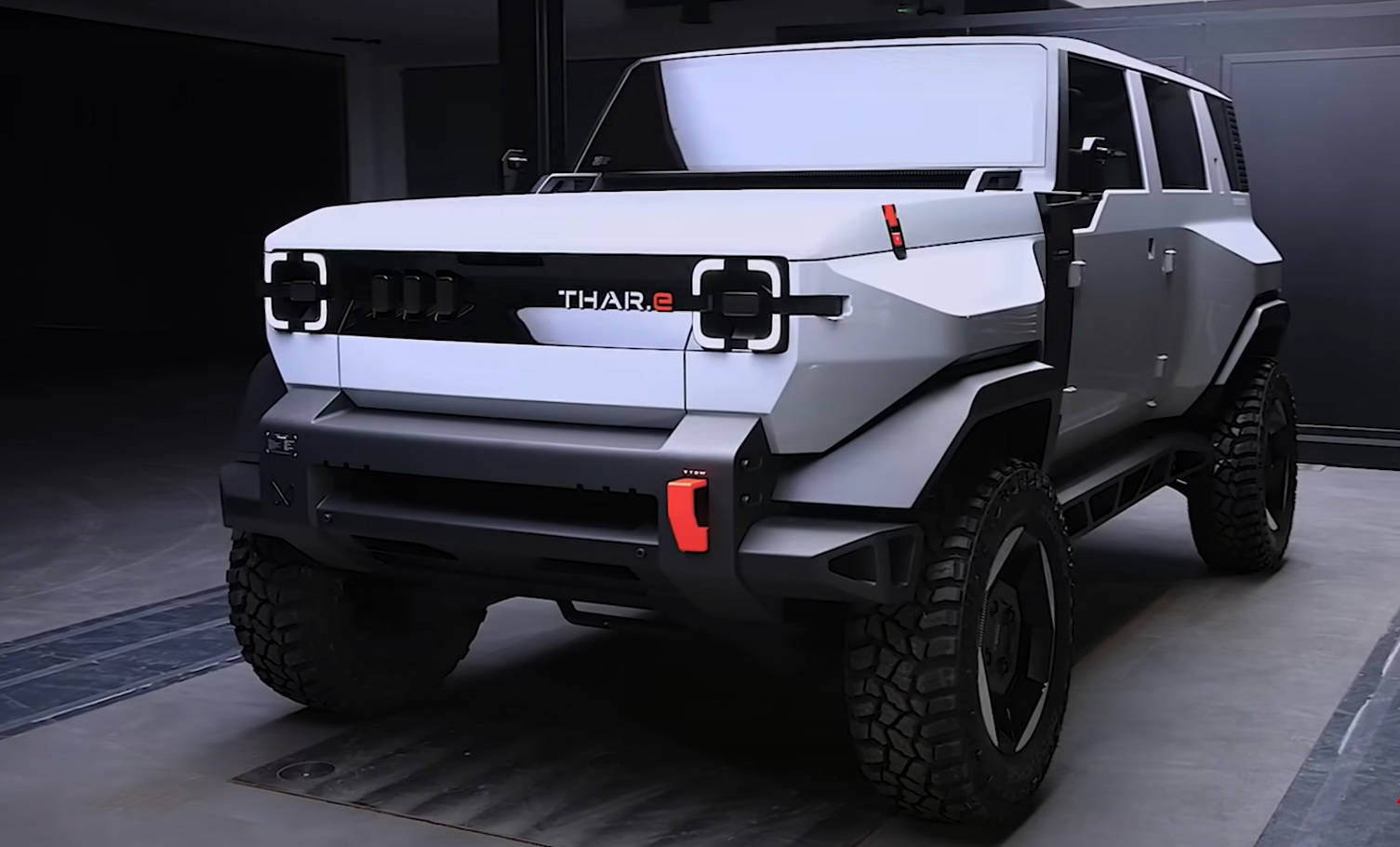 Mahindra Thar.e भारत की पहली इलेक्ट्रिक ऑफ-रोड SUV