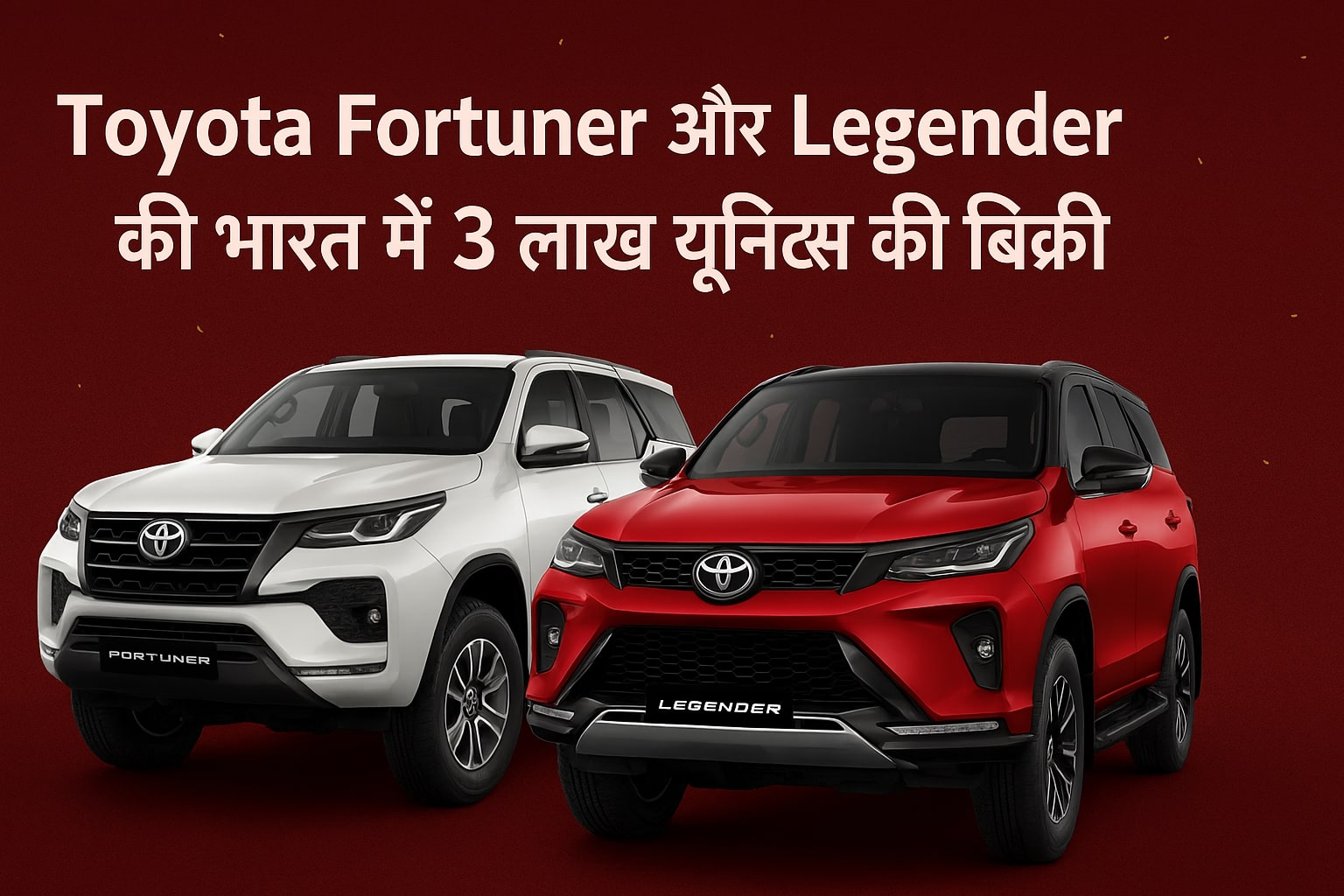 Toyota Fortuner और Legender ने भारत में पार किया 3 लाख यूनिट्स का आंकड़ा