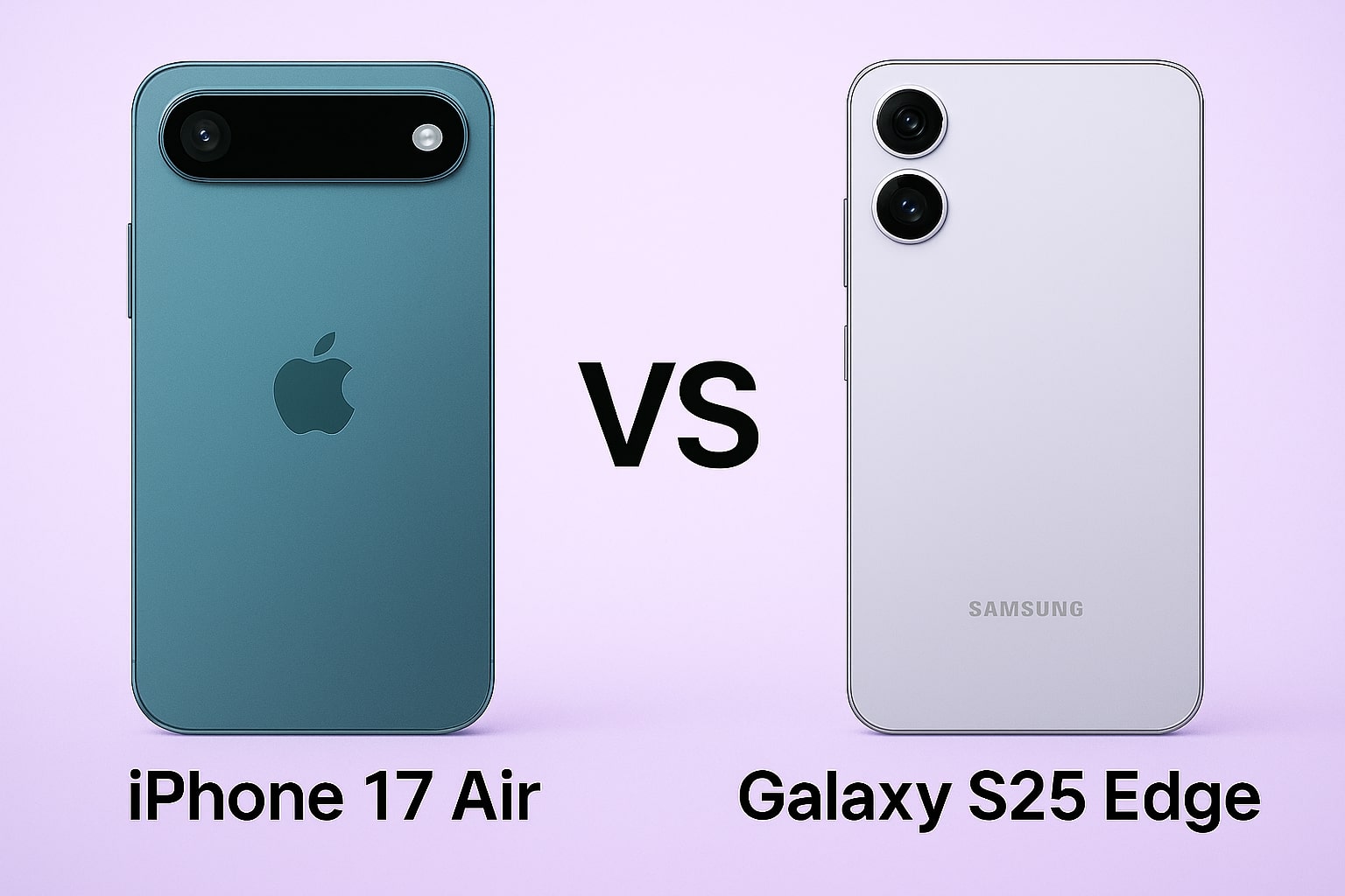 iPhone 17 Air vs Galaxy S25 Edge